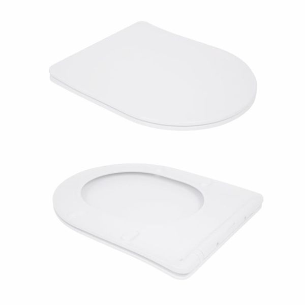 Унітаз підвісний Qtap Swan безобідковий з сідінням Soft-close QT16335180W SD00053469 фото