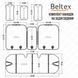 Комплект преміум накидок для сидінь BELTEX New York, biege BX84500(L) фото 10