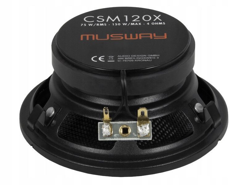 Коаксіальний динамік 13 см MUSWAY CSM120X CSM120X фото