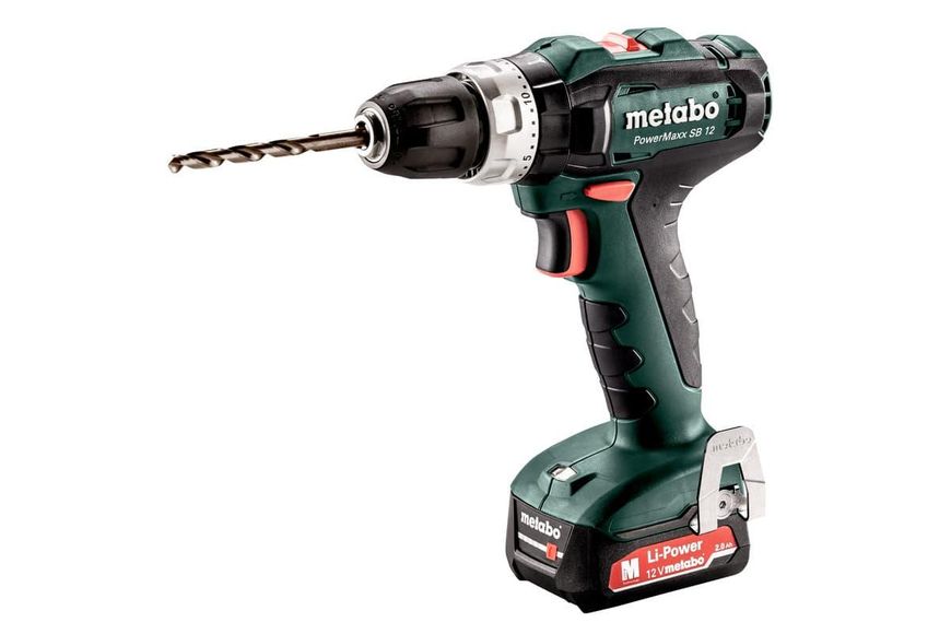 Аккумуляторный ударный шуруповерт Metabo PowerMaxx SB 12 (Безкоштовна доставка) 601076500 фото