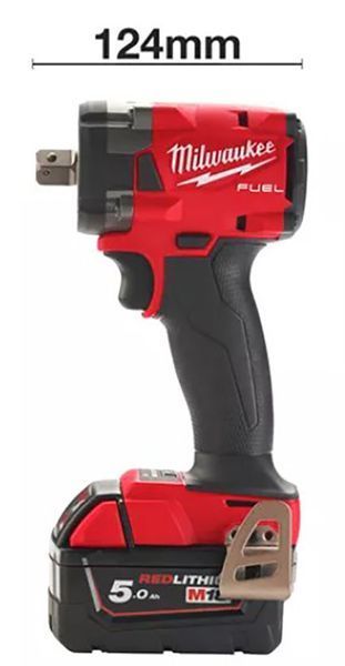 Гайковерт акумуляторний безщітковий 1/2'' MILWAUKEE, M18 FIW2P12-502X, 339Нм, з піном (зарядний пристрій M12-18 FC, 2 акумулятор 4933478447 фото