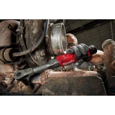 Гайкокрут кутовий акумуляторний 3/8 дюйма MILWAUKEE, M12 FIR38LR-0, 75Нм (+ перехідник) 4933471500 фото