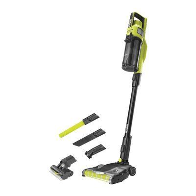 Пилосос вертикальний Ryobi RSV18X1-0, 18В ONE+, безщітковий, 90AW, 900л/хв, HEPA 12, подвійна роликова щітка + 5133005661 фото