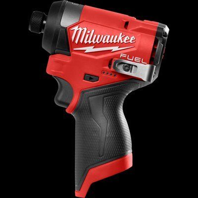 Шуруповерт ударний акумуляторний безщітковий 1/4'' HEX MILWAUKEE, M12 FID2-0, 170Нм (каркас, кліпса для реміня, тримач для біт, 4933479876 фото