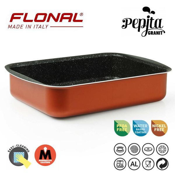 Форма для випічки Flonal Pepita Granit 35х25 см (PGFLS3550) DAS301973 фото