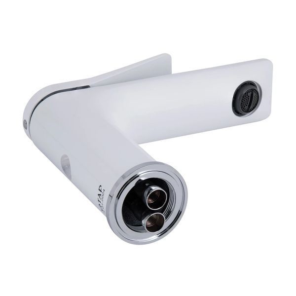 Змішувач для раковини Qtap Presto QTPRE270CRW45576 Chrome/White SD00051700 фото