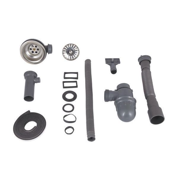 Кухонна мийка Brinex 490-A 0,6 мм Satin (BRIN490SAT06) SD00054083 фото
