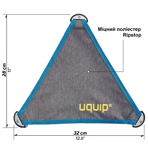 Стілець розкладний Uquip Trinity L Grey (244033) DAS302770 фото