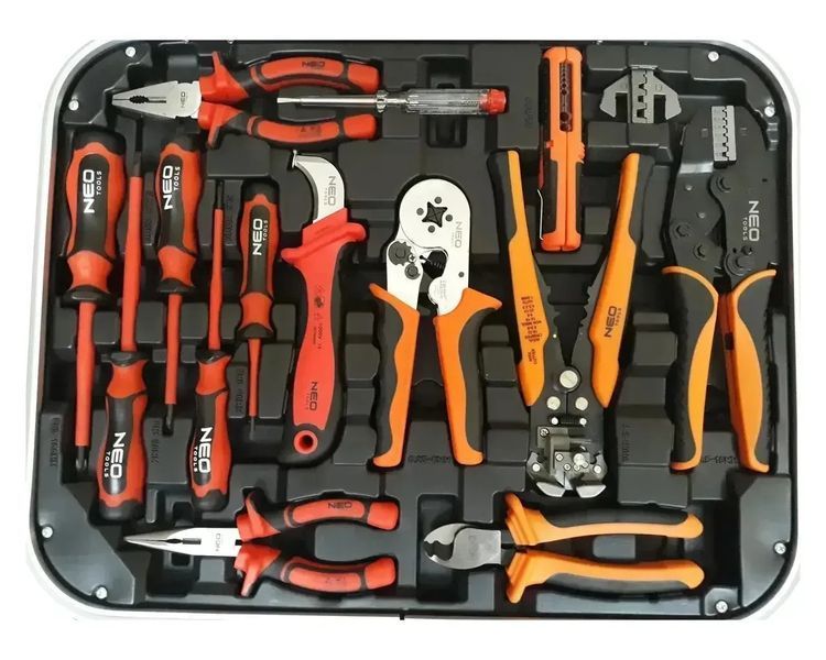 Набір діелектричних VDE інструментів 108 одиниць NEO TOOLS 01-310 1/4"-1/2 01-310-1 01-310-1 фото