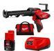 Пістолет для герметиків акумуляторний MILWAUKEE M12 PCG/310C-201B, 310мл (зарядний пристрій С12 С, 1 акумулятор М12 В2 2Аг, плас 4933441655 фото 2