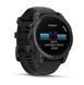 Спортивний годинник Garmin Fenix E Amoled 47 мм Slate Gray Steel з чорним силіконовим ремінцем 010-03025-01 010-03025-01 фото 4