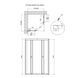 Душова кабіна Qtap Pisces CRM107-9SP5 75-90x75-90 см, скло Pear 5 мм без піддона SD00045270 фото 2