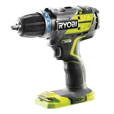 Шуруповерт-дриль Ryobi R18DDBL-0, 18В, безщітковий, e-totque, 60Нм (без АКБ і ЗП) 5133002437 фото