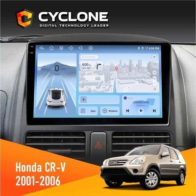 Штатна магнітола Honda CR-V 2001-2006 Cyclone C9-012 4x64 DSP 4G НФ-00007855 фото