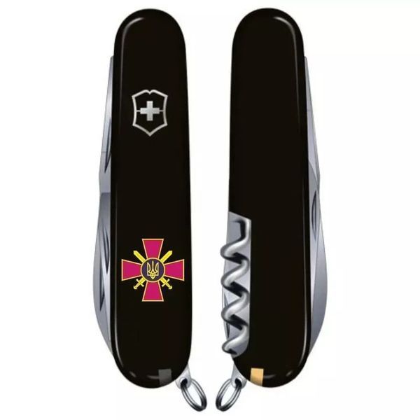 Швейцарський ніж Victorinox Huntsman Army 91 мм Емблема СВСУ (1.3713.3_W0020u) 1.3713.3_W0020u фото