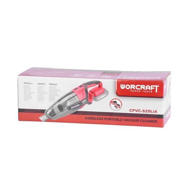 Акумуляторний пилосос ручний WORCRAFT CPVC-S20LiA 13204W фото