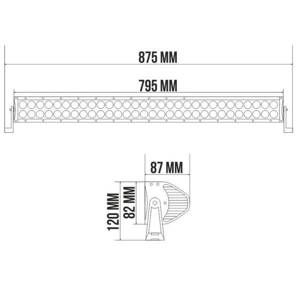 Автолампа світлодіодна BELAUTO CREE Spot LED (60*3w) BOL6003S(L) фото