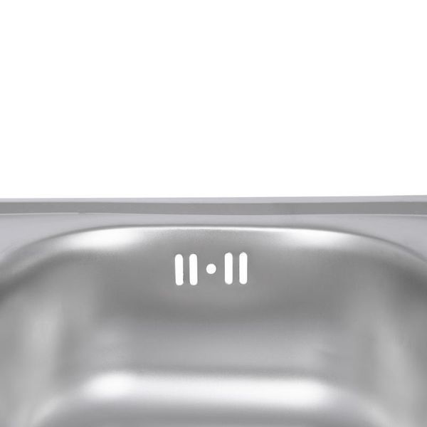 Кухонна мійка Brinex 3838 0,6 мм Satin (BRIN3835SAT06) SD00054081 фото