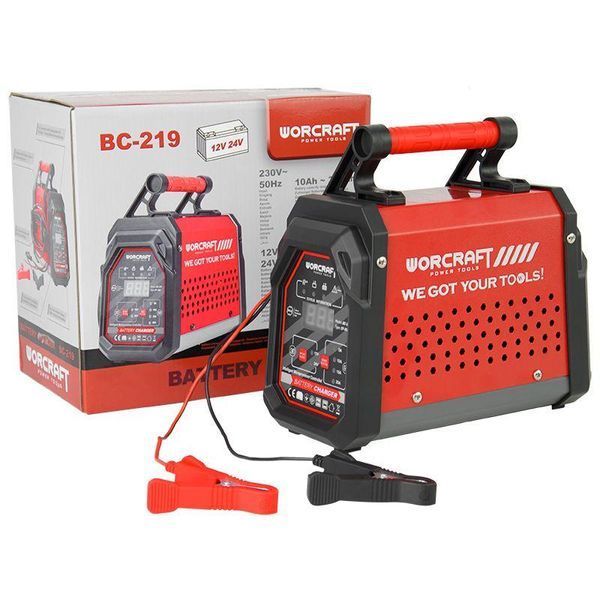 Зарядний пристрій для автомобільних акумуляторів WORCRAFT BC-219 13260W фото