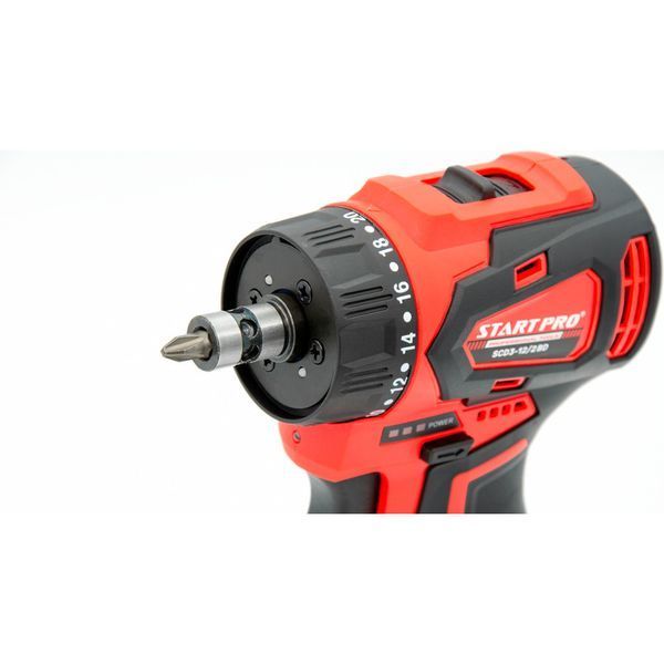 Шурупокрут акумуляторний START PRO SCD3-12/2BD BRUSHLESS SCD3-12/2BD фото