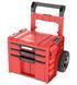 Ящик для інструментів на колесах 20 520x440x660 SYSTEM PRO Cart Plus Drawer 3 Red SKRWQCP2PD3CZEPG001 QBRICK 11060202302 фото 1