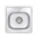 Кухонна мійка Brinex 3838 0,6 мм Satin (BRIN3835SAT06) SD00054081 фото 1