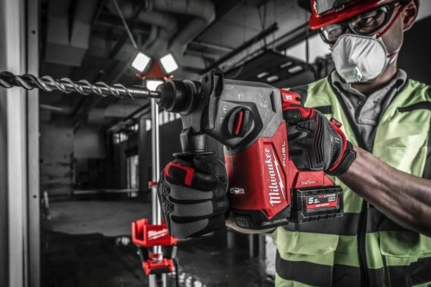 Перфоратор акумуляторний SDS-PLUS MILWAUKEE, M18 ONEFH-0, 2,5Дж (каркас) 4933478895 фото