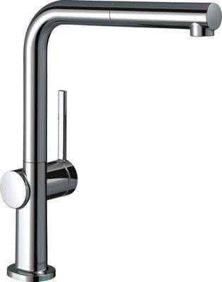 Змішувач для кухні Hansgrohe Talis M54, довж.виливу - 215мм, витяжний, 1важіль, KM270sBox, хром 72809000 фото