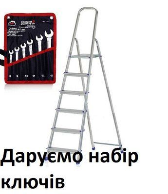 Драбина ELKOP 6сх. верх.сх.-1,2 м ALW 506 ALW 506 фото