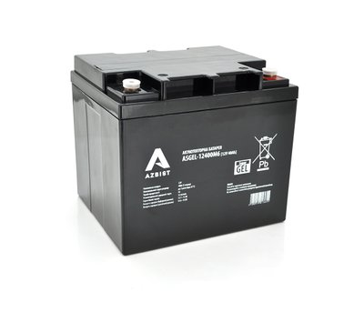 Аккумулятор AZBIST Super GEL ASGEL-12400M6, Black Case, 12V 40.0Ah (196 x165 x 173) Q1/96 U_01365 фото