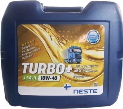 Моторна олива Neste Turbo+ LSA-II 10W-40 20 л (СТ-00152395) СТ-00152395 фото