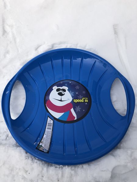 Зимові санки-диск SPEED-M, сині 5905197190150 фото