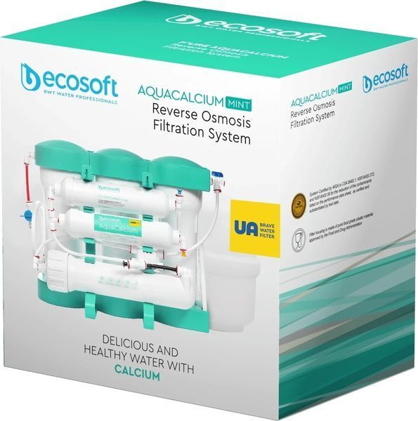 Фільтр зворотного осмосу Ecosoft P'ure Aquacalcium Mint MO675PUREMACECO MO675PUREMACECO фото