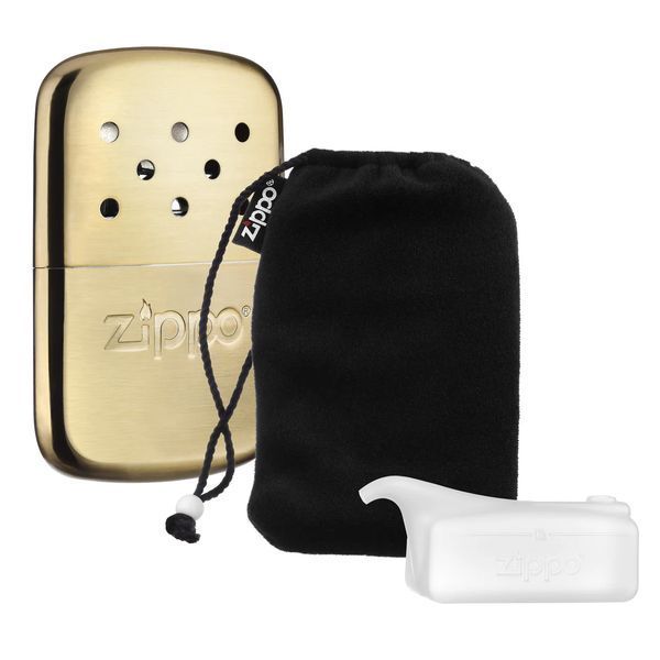 Грілка для рук Zippo BLACK HAND WARMER золотиста, чохол (2007109) 2007109 фото
