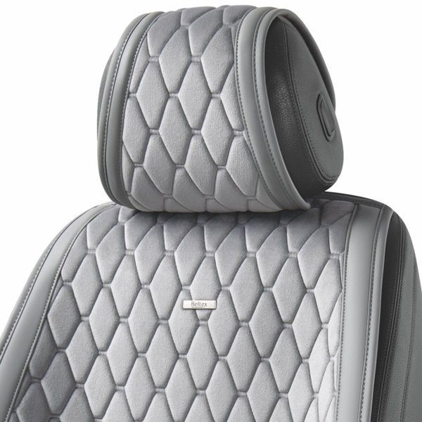 Комплект преміум накидок для сидінь BELTEX New York, grey BX84200(L) фото
