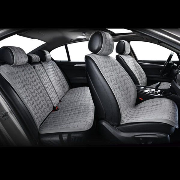 Комплект преміум накидок для сидінь BELTEX Chicago, grey BX85200(L) фото