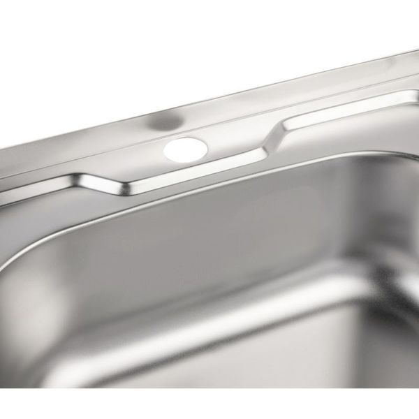 Кухонна мійка Brinex 5050 0,6 мм Satin (BRIN5050SAT06) SD00054100 фото