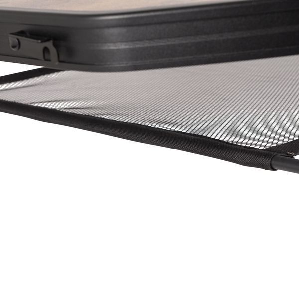 Стіл Bo-Camp Melrose Oval 120x80 cm Black/Wood look (1404220) DAS302785 фото