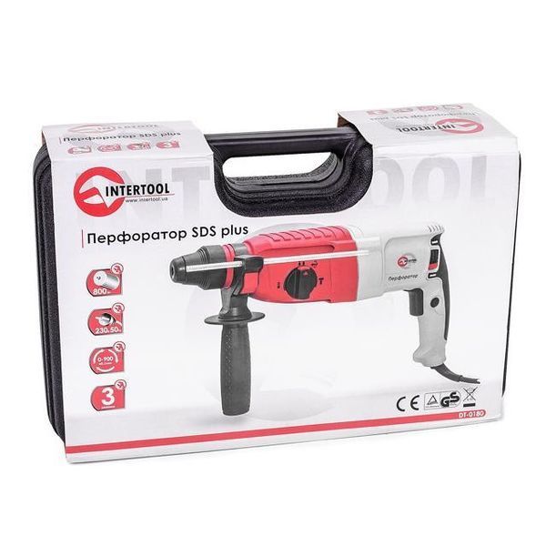 Перфоратор SDS-Plus у валізі INTERTOOL DT-0180 DT-0180 фото