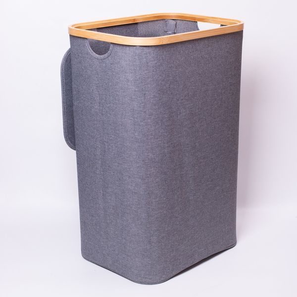 Кошик для білизни з кришкою 40&times;30&times;60 (см) м'який 70 (л) HP-41-16 Yiwu HP-41-16 HP-41-16 фото