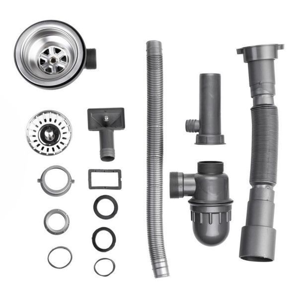 Кухонна мійка Brinex 5050 0,6 мм Satin (BRIN5050SAT06) SD00054100 фото