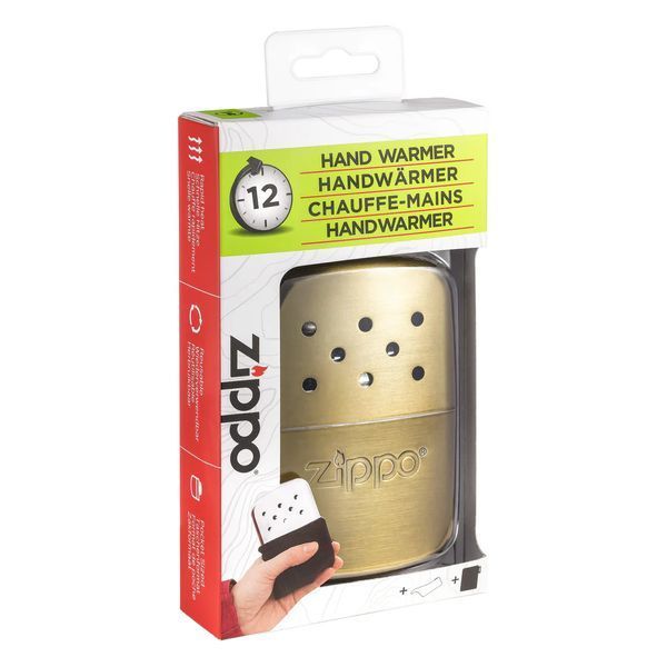 Грілка для рук Zippo BLACK HAND WARMER золотиста, чохол (2007109) 2007109 фото