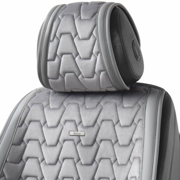 Комплект преміум накидок для сидінь BELTEX Chicago, grey BX85200(L) фото