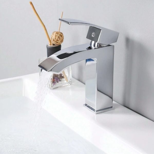 Змішувач для раковини Qtap Swan Cascada QTSWA270CRM45564 Chrome SD00051688 фото