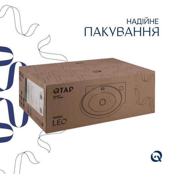 Раковина Qtap Leo 430x285x160 White QT11111008LW SD00052901 фото