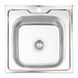 Кухонна мійка Brinex 5050 0,6 мм Satin (BRIN5050SAT06) SD00054100 фото 1