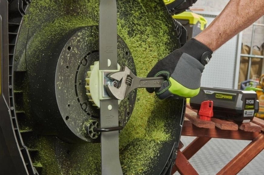 Газонокосарка акумуляторна Ryobi Max Power RY36LMX46A-150 36В акб 1х5А&middot;год 46 см 55 л 25-75 мм 22.5 кг 5133004914 5133004914 фото
