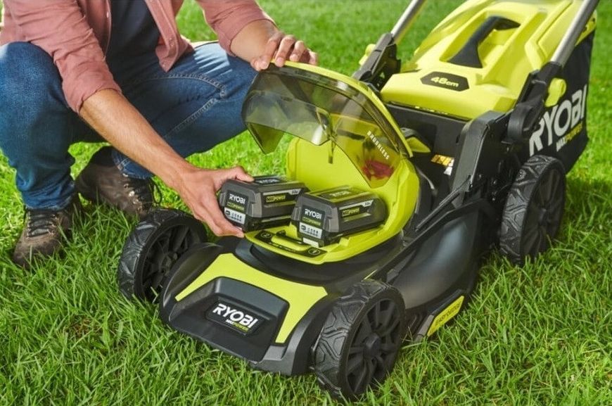 Газонокосарка акумуляторна Ryobi Max Power RY36LMX46A-150 36В акб 1х5А&middot;год 46 см 55 л 25-75 мм 22.5 кг 5133004914 5133004914 фото