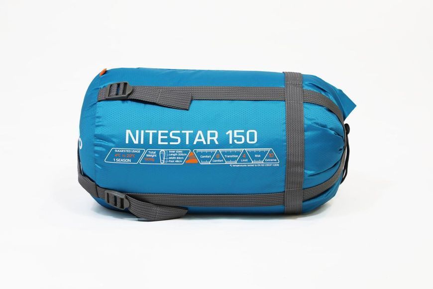Спальний мішок Vango Nitestar Alpha 150 Atom Blue (SBTNITEST000010) 930844 фото