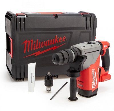 Перфоратор акумуляторний SDS-PLUS MILWAUKEE, M18 ONEFHPX-0X, 5Дж (каркас, патрон FIXTEC 13мм, HDкейс) 4933478495 фото